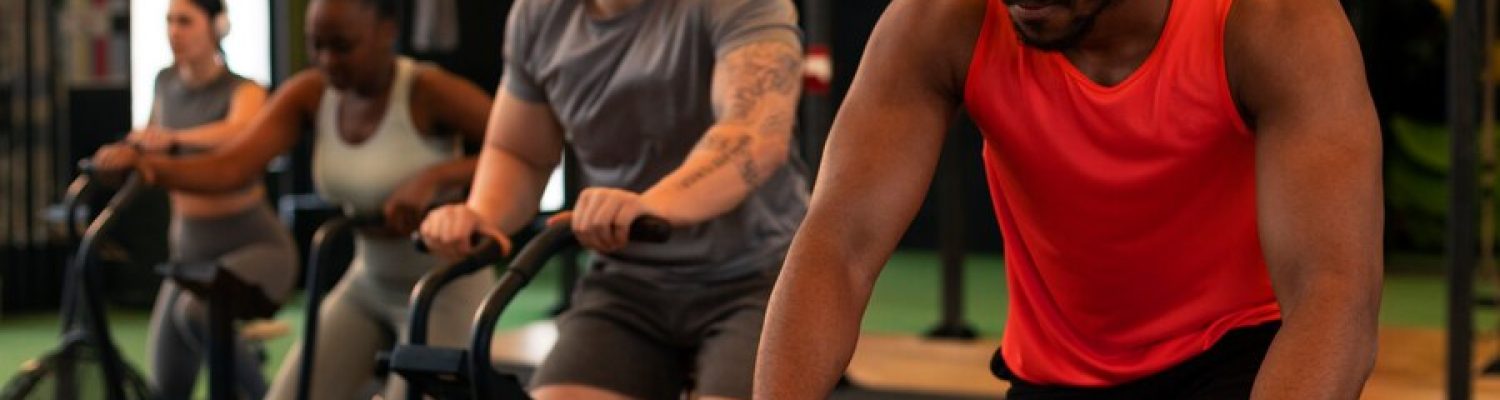people training together